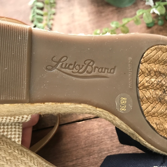 LUCKY BRAND krizhy espadrille wedges | Size 8 - Picture 5 of 6